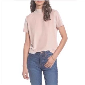 Madewell Velvet Mockneck Tee